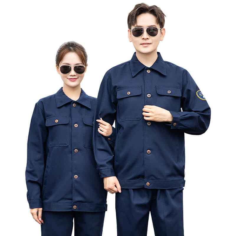 夏季長(zhǎng)袖工作服薄款