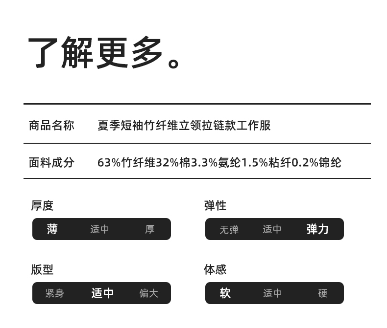 DL237D 夏季彈力竹纖維工作服套裝定制吸濕排汗透氣長短袖薄款電工勞保服(圖8)