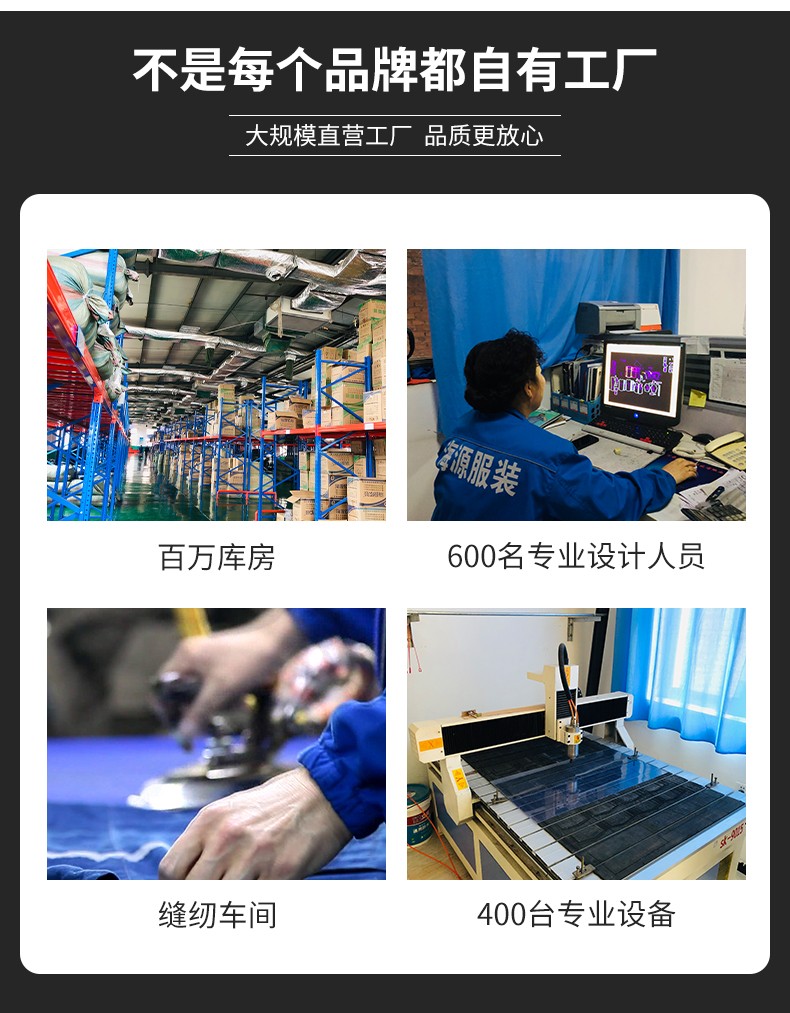 CD219 滌絲連體工作服套裝男反光條出口耐磨耐臟工廠車間機修工裝勞保服(圖19)