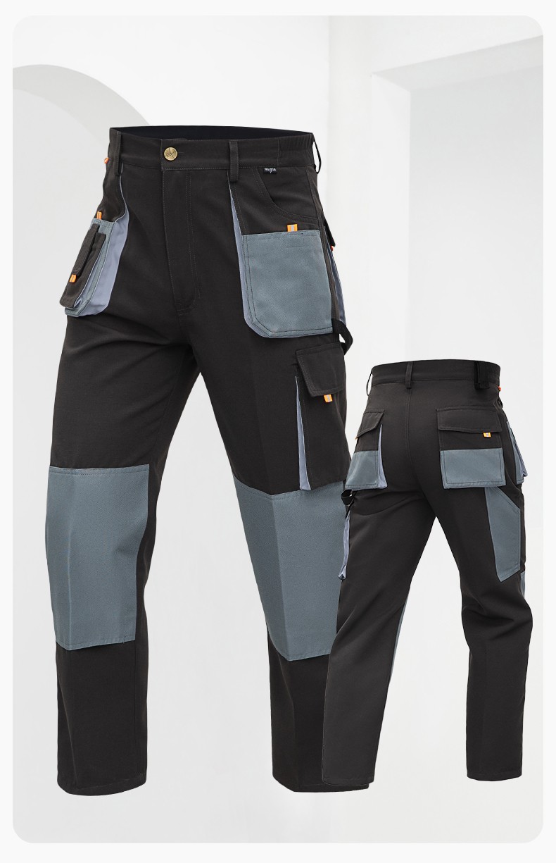 WF288 跨境勞保工裝褲男耐磨多口袋大兜多兜工作褲汽修電工外貿(mào)出口褲子(圖12)