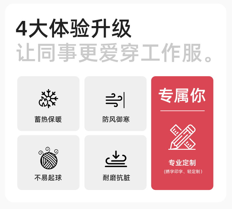 DM13-10ZC 冬季工作服定制加絨加厚保暖中長防寒冷庫物業車間印繡字棉襖棉衣(圖2)