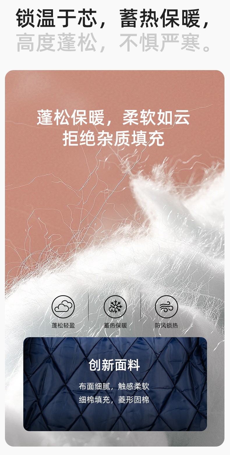 JC-160M 冬季可拆卸棉服工作服男反光條加厚保暖工裝電子化工車間廠服定制(圖4)