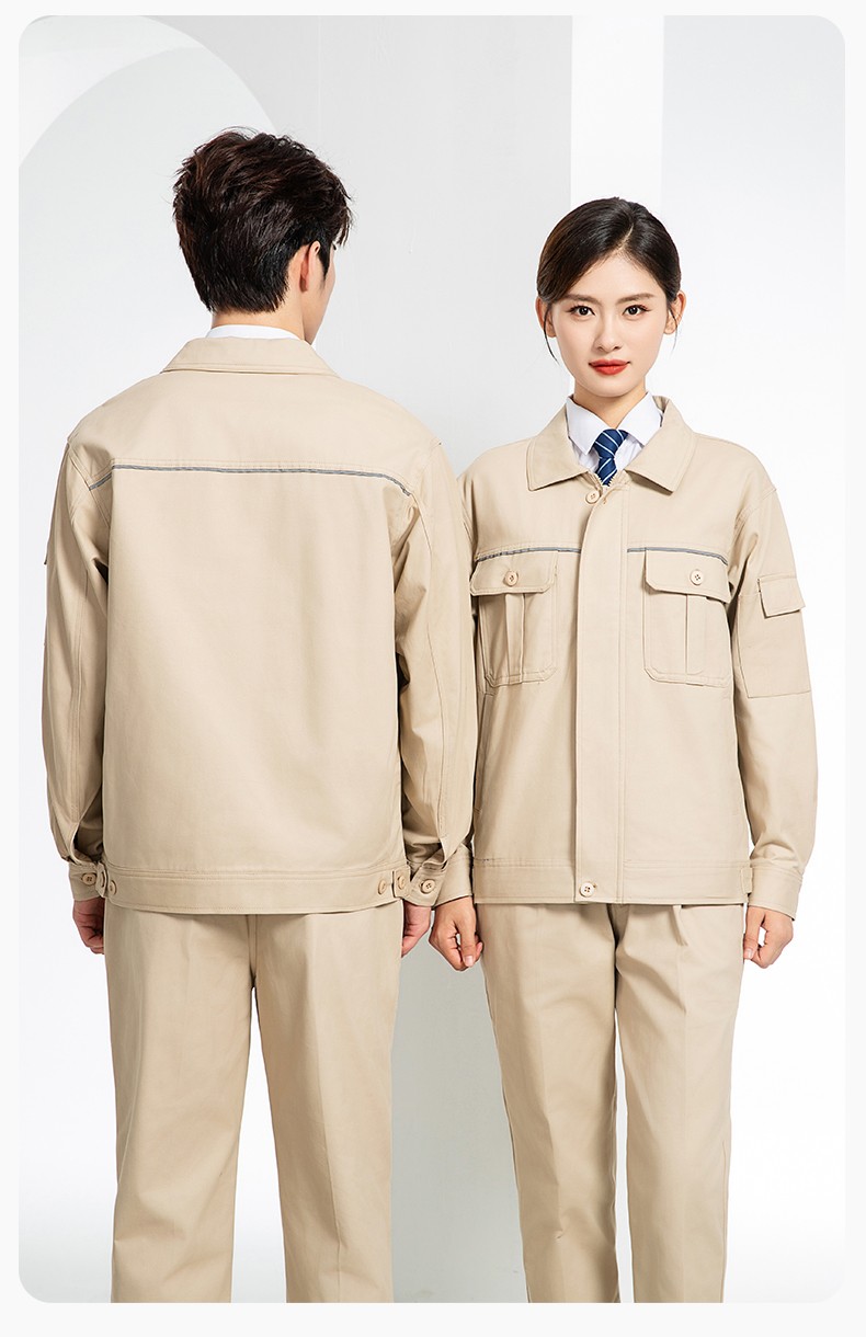 RD-608JS 秋冬電網純棉工作服套裝定制男電焊電工勞保電力服耐磨加厚印繡字(圖15)