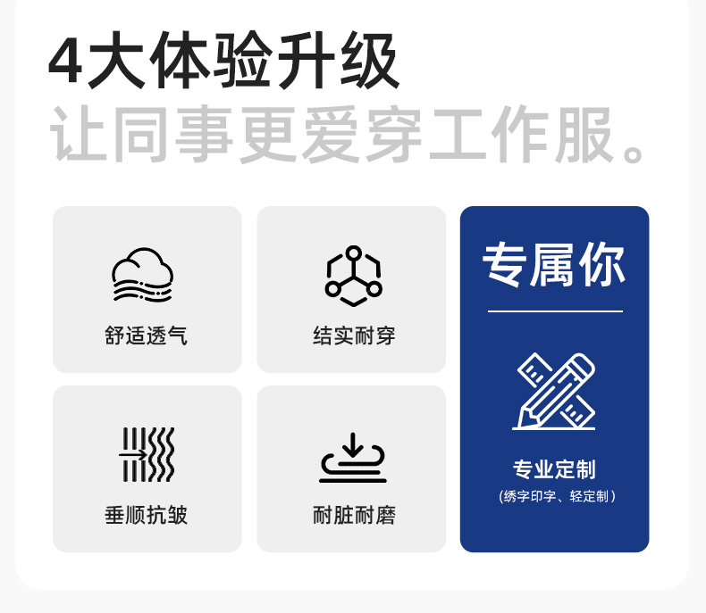 JC-3D05 春秋防撕裂長(zhǎng)袖工作服套裝長(zhǎng)袖反光條電焊男加厚耐拉勞保服定制(圖2)