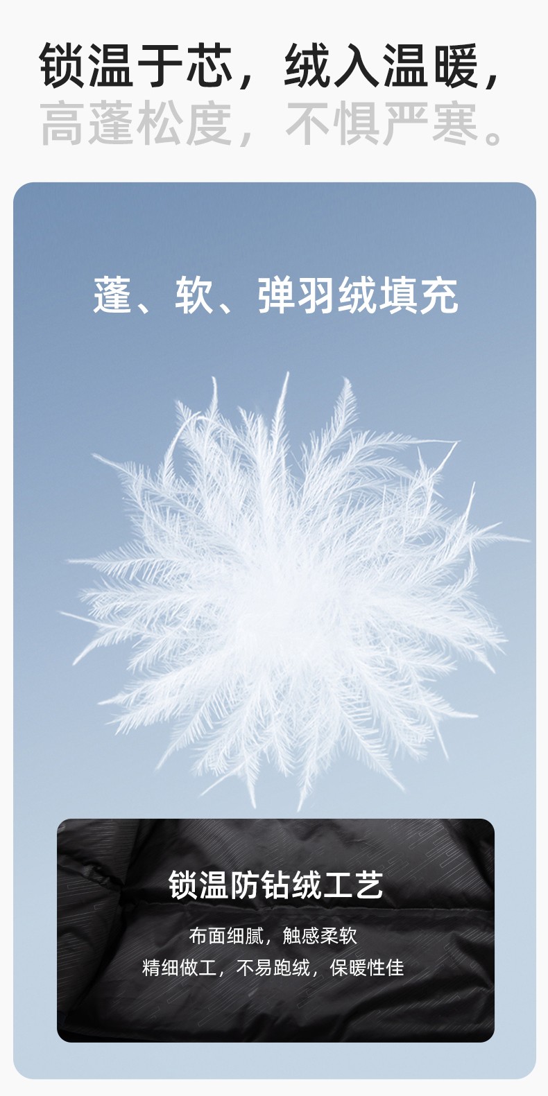 RH-60953 冬季可拆卸羽絨內膽三合一沖鋒衣毛領帽子防風防雨登山騎行服定制(圖4)