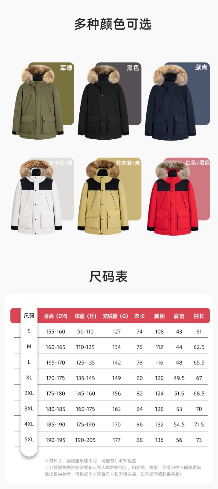 RH-60953 冬季可拆卸羽絨內膽三合一沖鋒衣毛領帽子防風防雨登山騎行服定制(圖12)