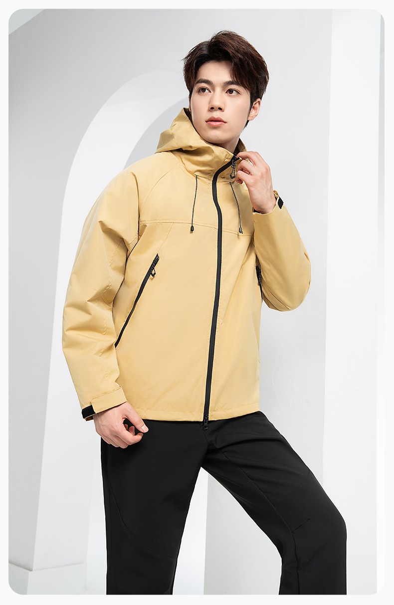 SL-9077 冬季可拆卸沖鋒衣工作服防風防水保暖工裝企業學校工廠團體服定制(圖20)