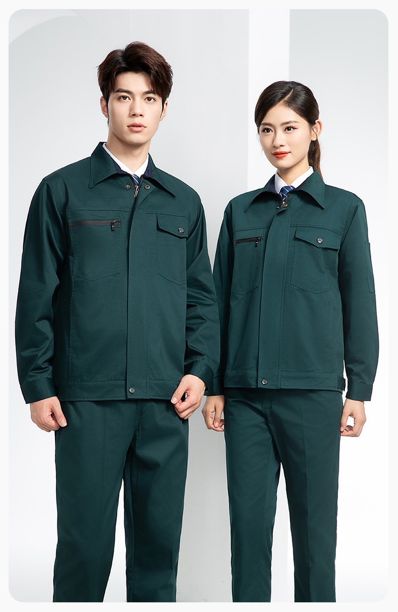 DM8051 長袖秋冬加厚工作服定制印字男耐磨外套加厚冬季帶里襯勞保服上衣(圖14)