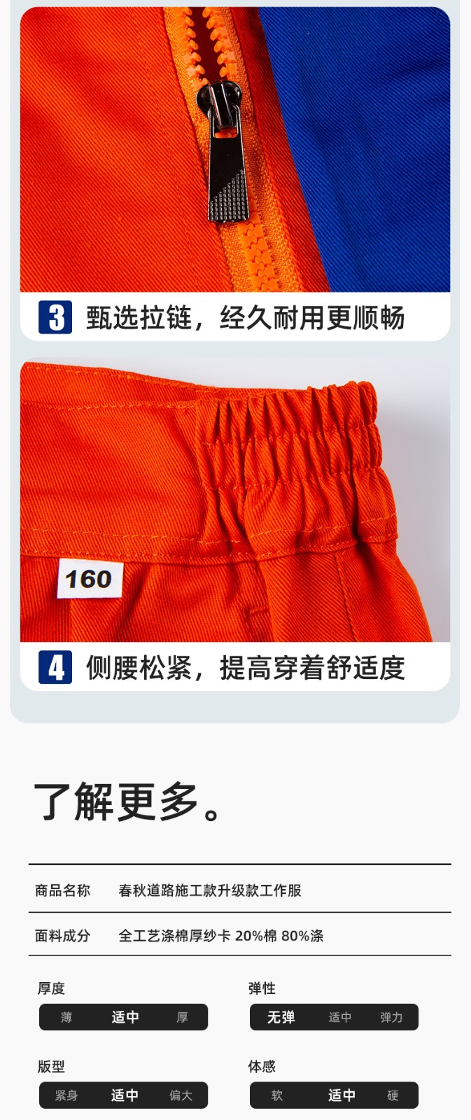 DM20148 反光條工作服套裝男路政環衛園林綠化養護保潔道路救援反光勞保服(圖9)