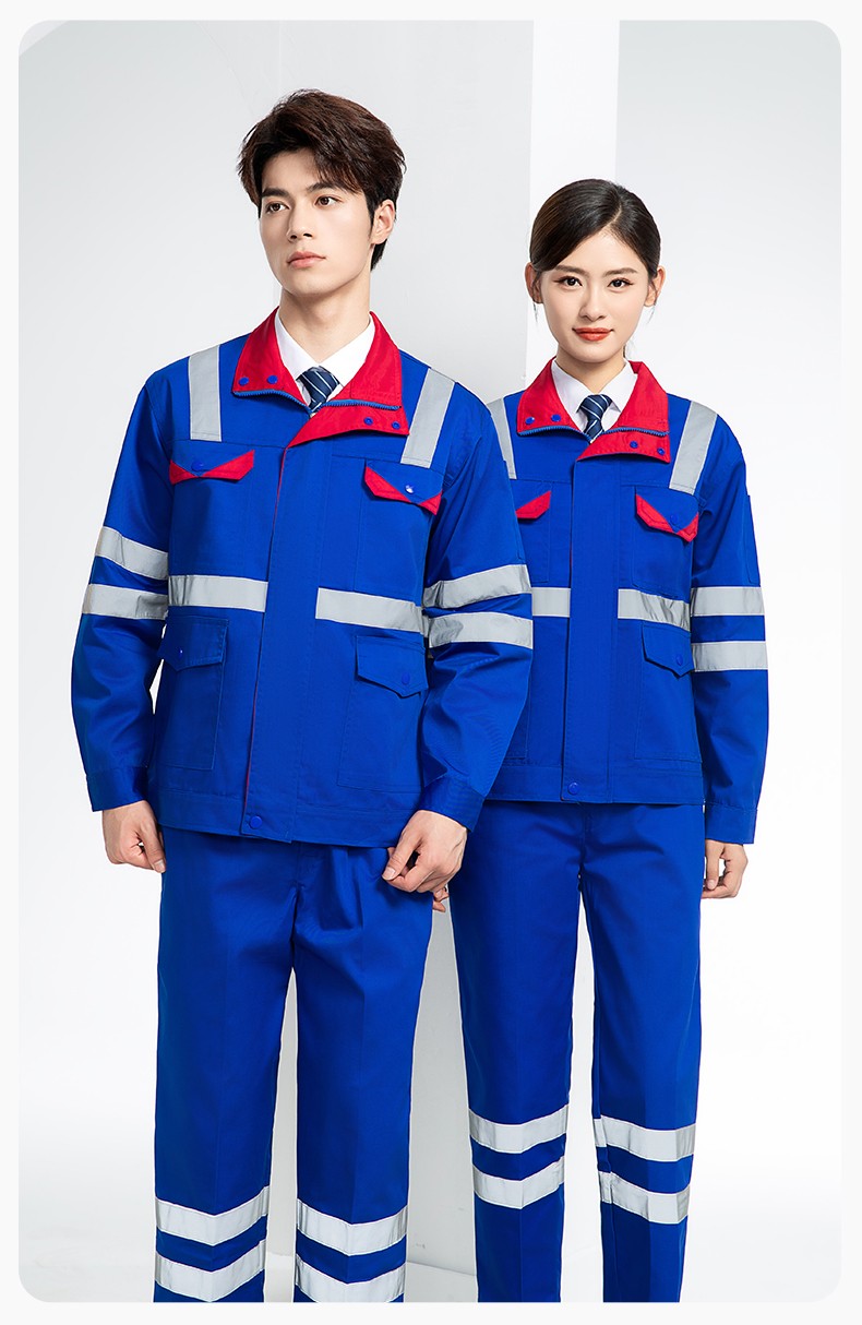 DM20148 反光條工作服套裝男路政環衛園林綠化養護保潔道路救援反光勞保服(圖15)