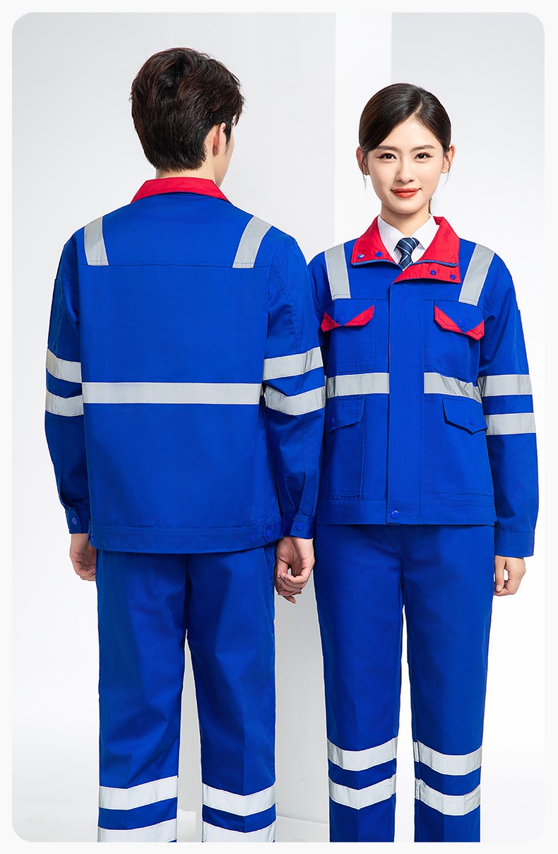 DM20148 反光條工作服套裝男路政環衛園林綠化養護保潔道路救援反光勞保服(圖16)