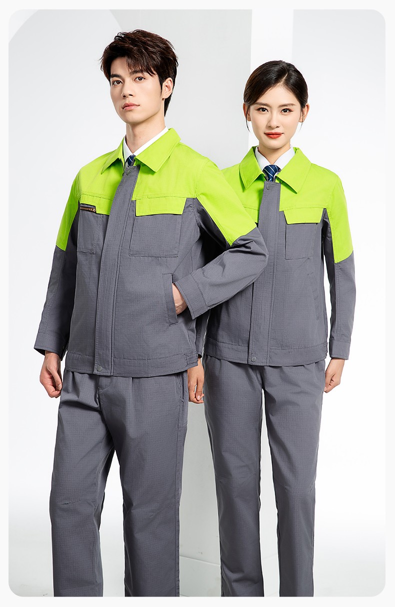 JC-3D03 春秋勞保工作服套裝防撕裂耐磨建筑工地干活工裝定制(圖11)