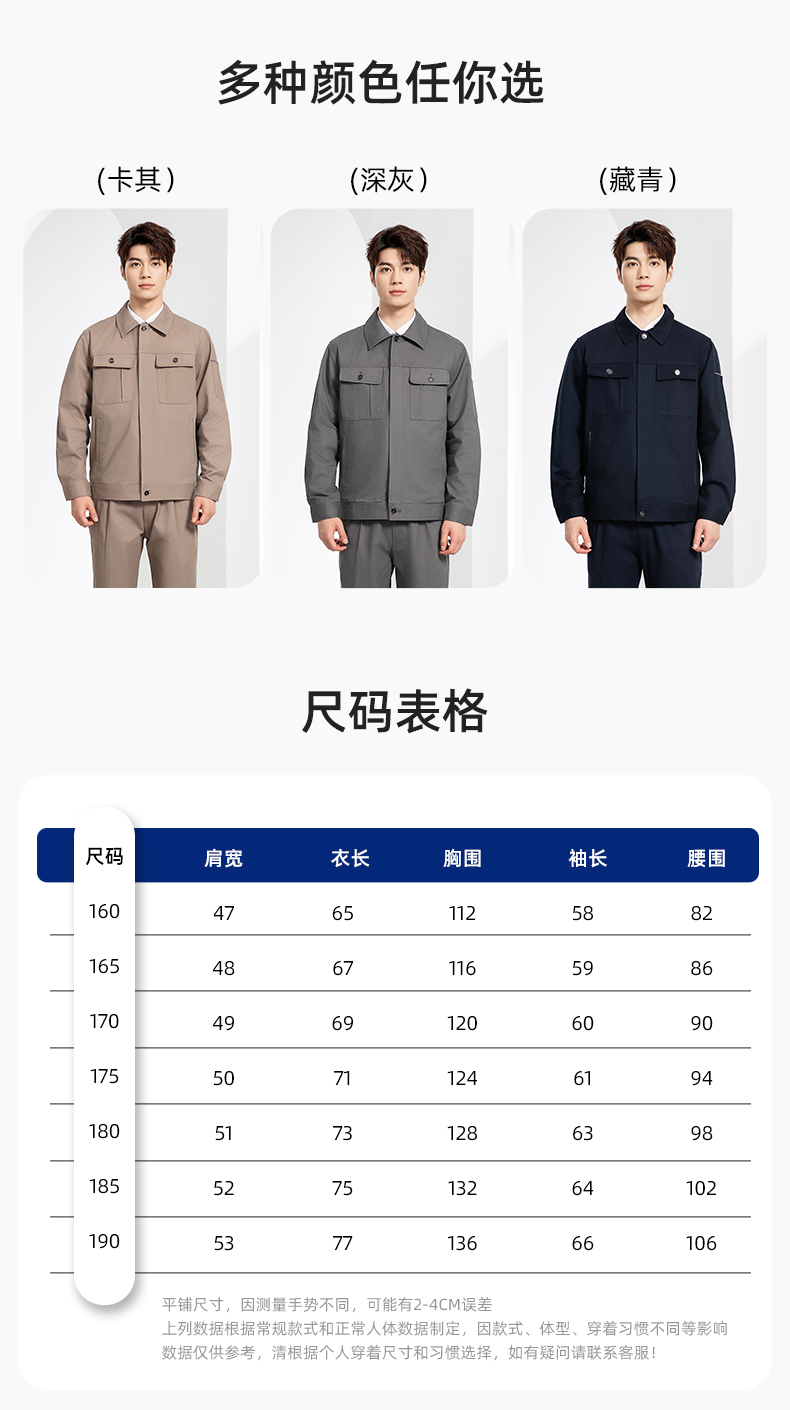 RD-8506 春秋純棉雙層帶網布耐磨透氣電焊工地干活工裝定制(圖10)