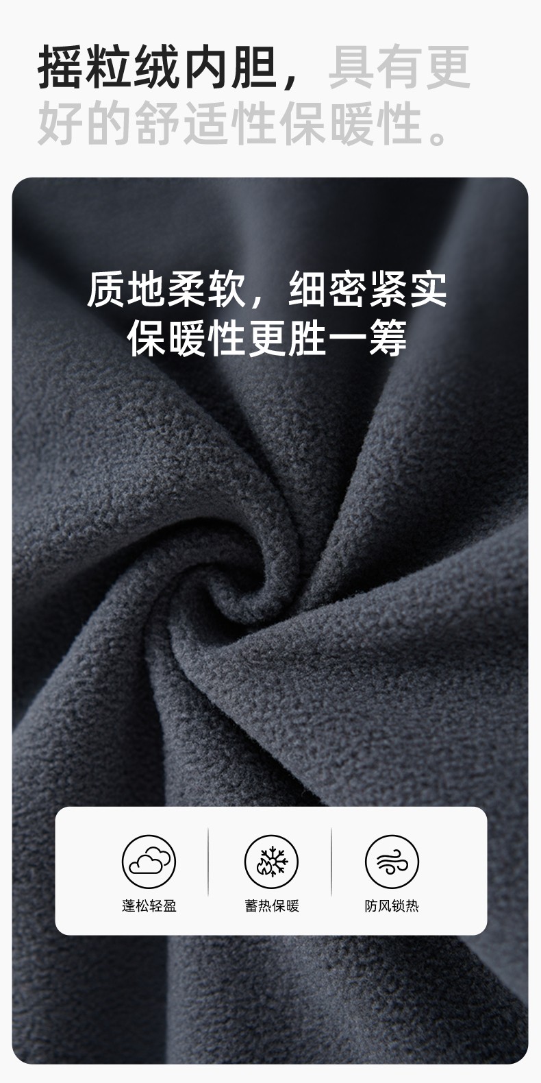 SW-9996 戶外三合一沖鋒衣秋冬加絨加厚男女同款搖粒絨沖鋒衣工作服定制(圖4)