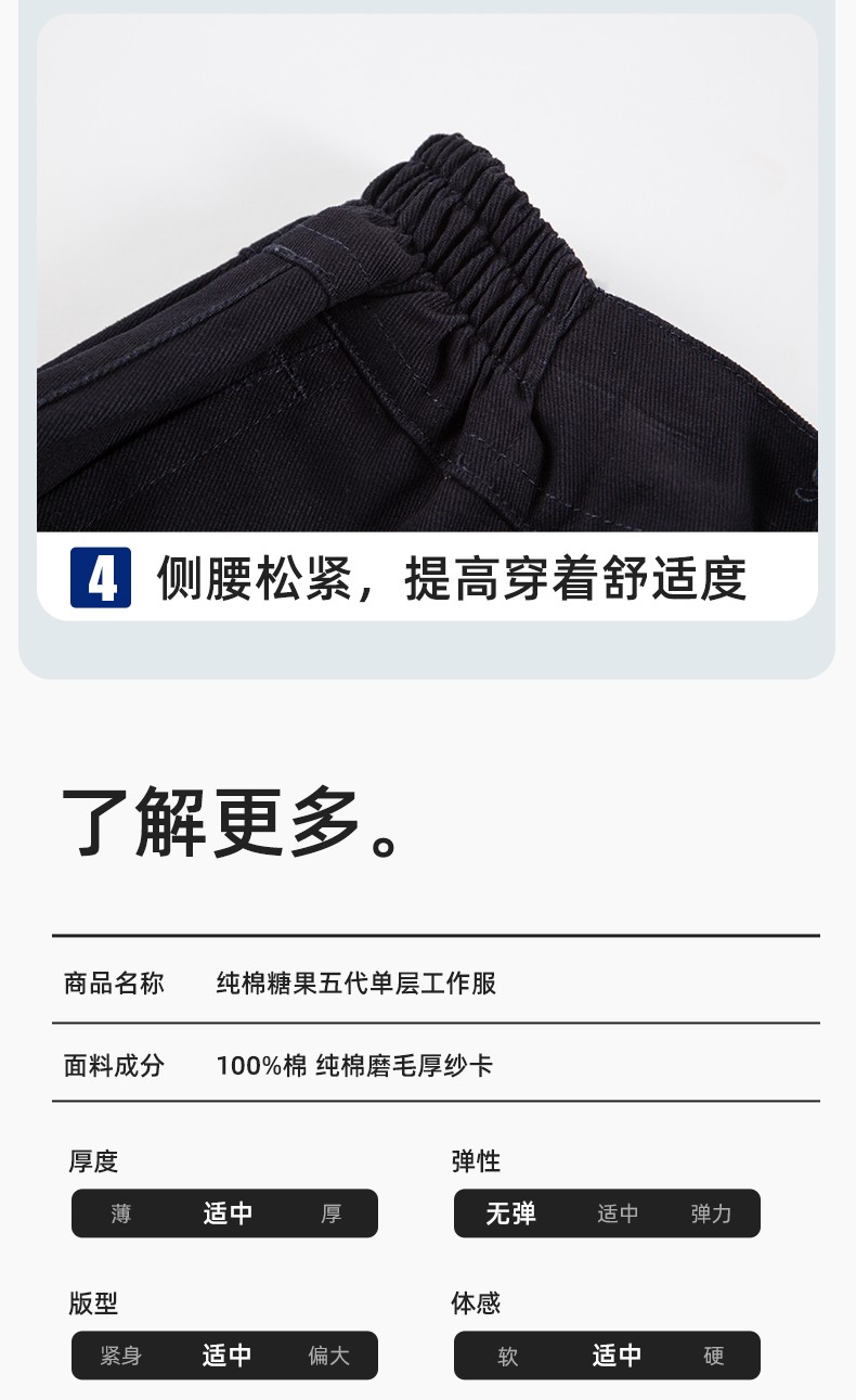 QM20129 純棉工作服套裝定制加厚耐磨長(zhǎng)袖勞保服汽修裝修工地電焊工裝(圖10)