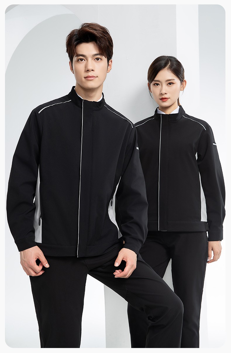 YJ-5608XM 軟殼沖鋒衣工作服春秋套裝男純色防風(fēng)工裝企業(yè)團(tuán)體服機(jī)修服定制(圖19)