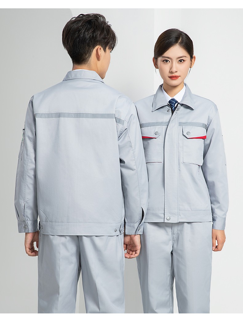 LW-8683FS 雙層防靜電工作服套裝男反光工廠電工勞保石油石化加油站工裝定制(圖20)