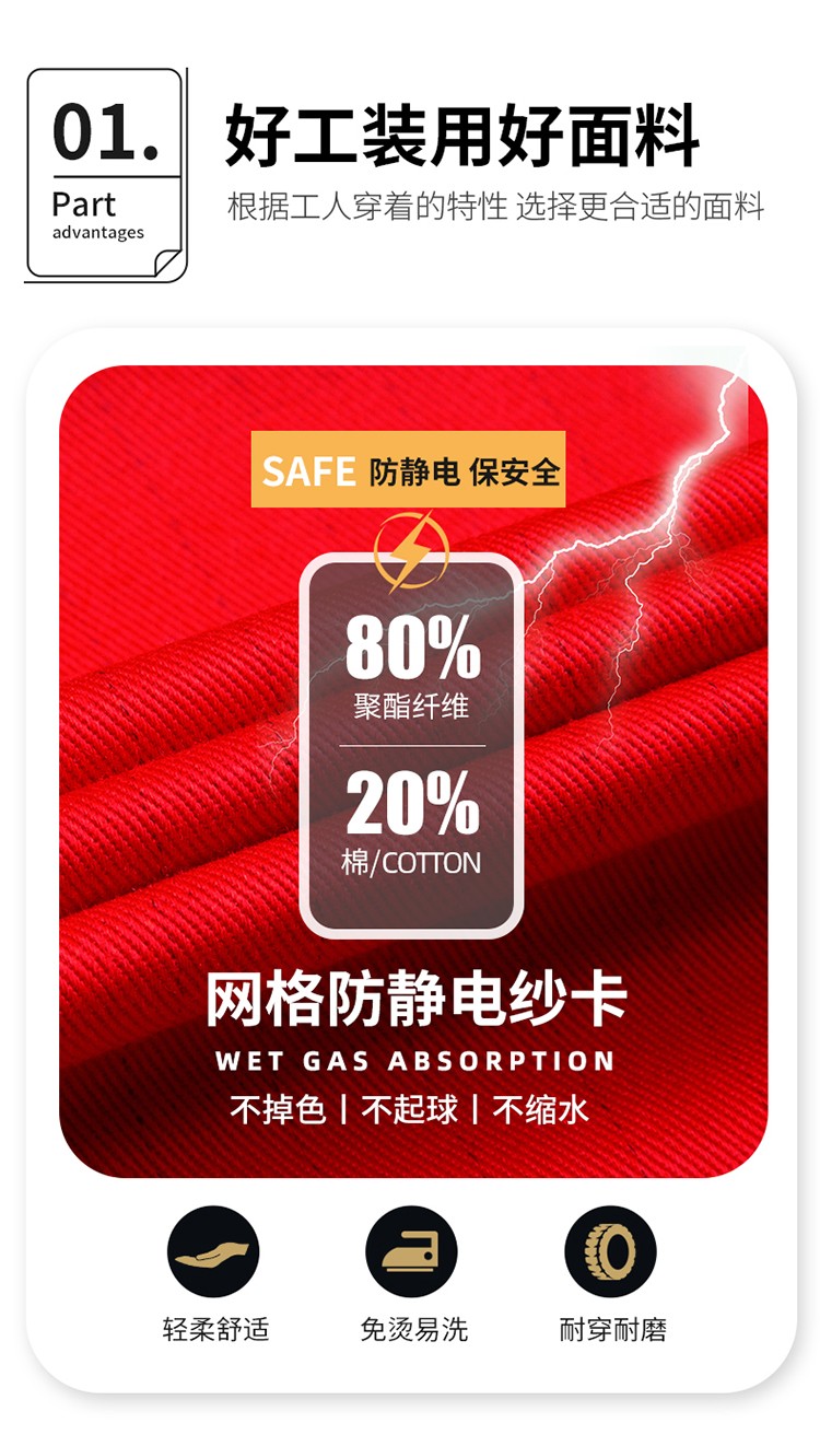 LW-8829 防靜電棉服工作服定制勞保服中長(zhǎng)款化工廠車間油氣站工人防寒工裝(圖4)