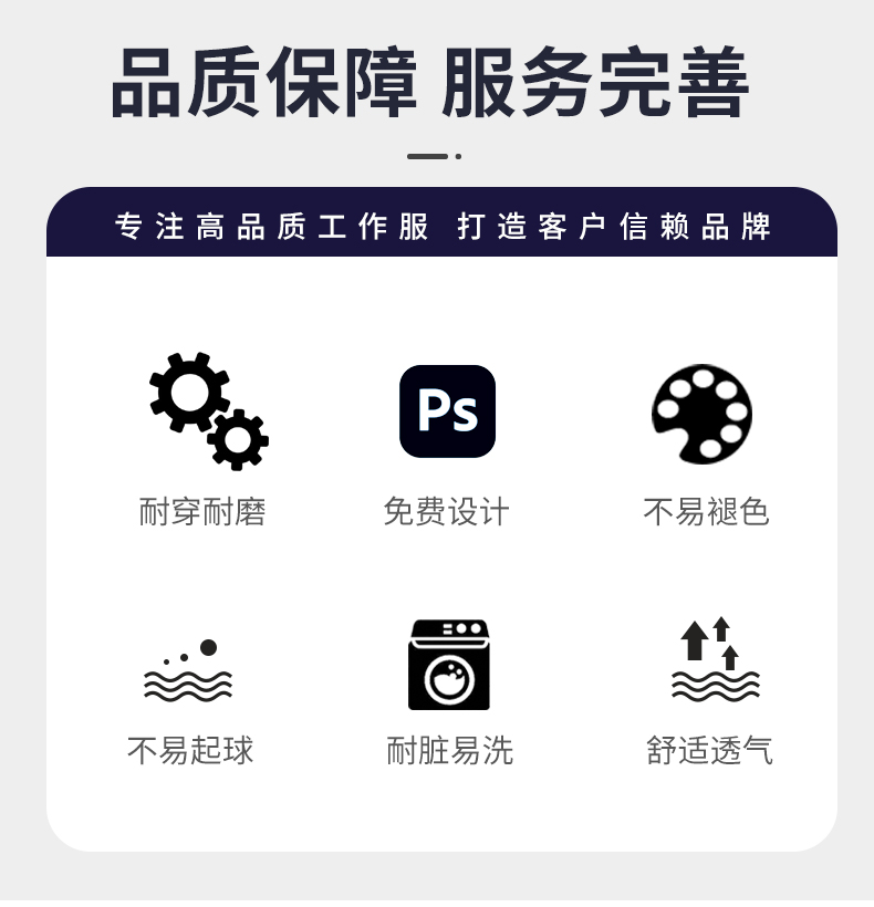 LW-8069 新款春秋工作服套裝定制廠服工衣車間勞保服工程服電工服印制logo(圖2)