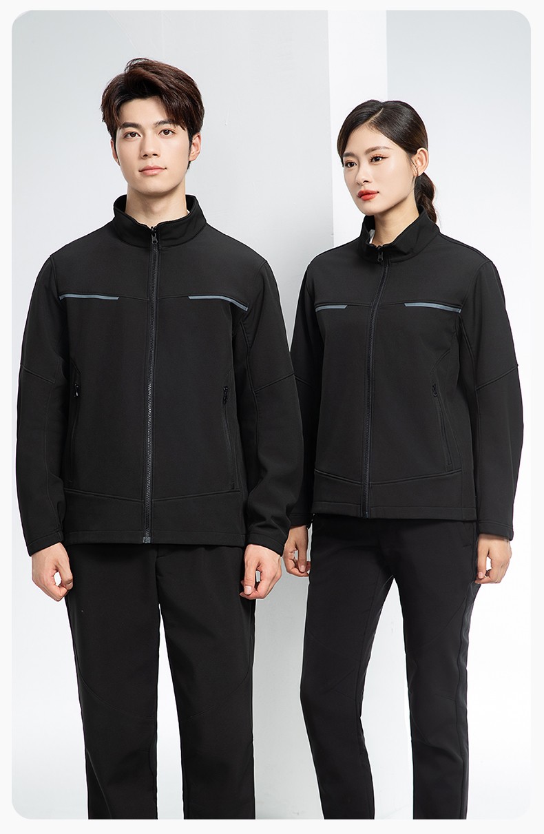 YJ-SK6017 春秋工作服夾克加絨外套透氣耐磨車間工廠汽修團(tuán)體服工裝上衣定制(圖12)