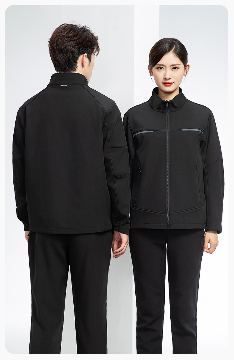 YJ-SK6017 春秋工作服夾克加絨外套透氣耐磨車間工廠汽修團(tuán)體服工裝上衣定制(圖13)