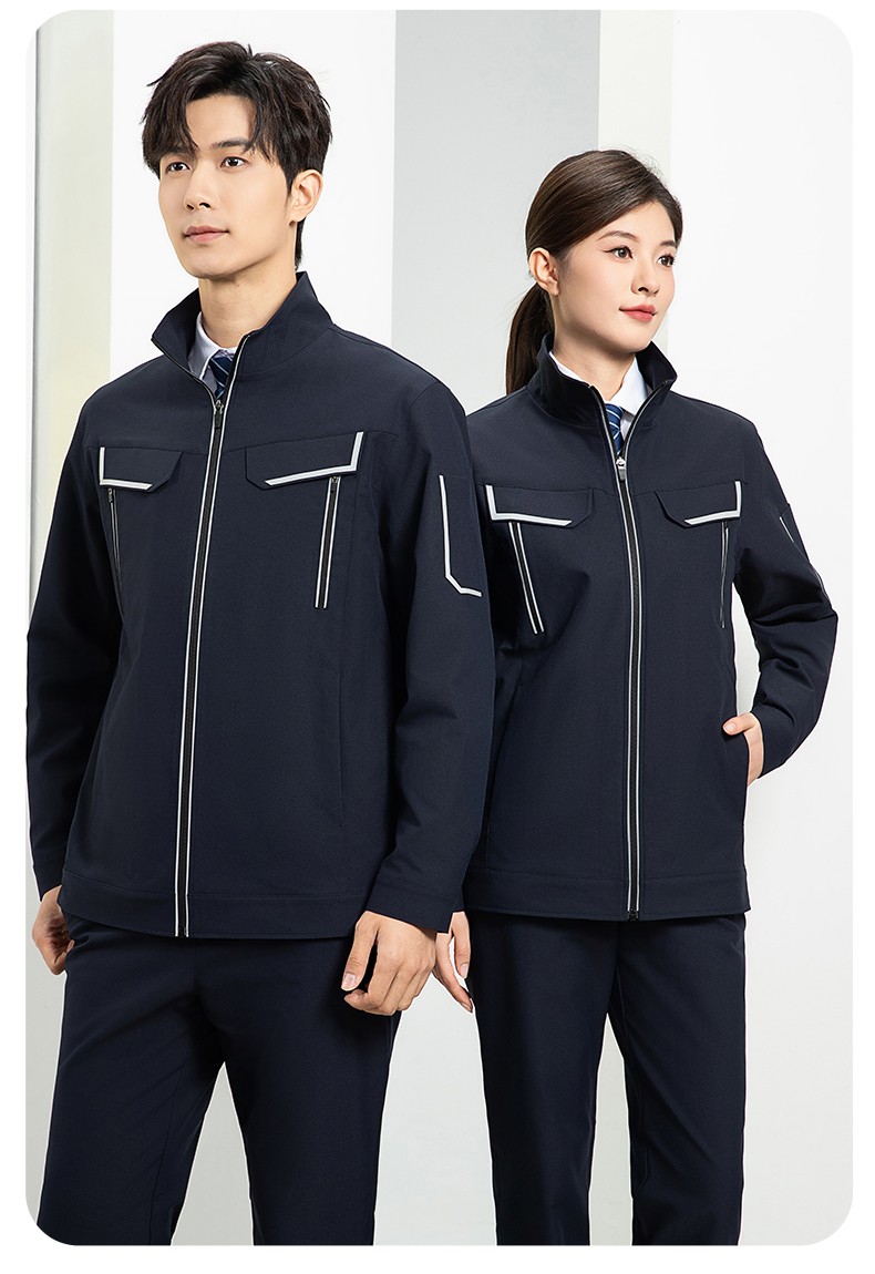 YJ-SK006 高端工作服套裝定制秋冬季工服電力工廠廠服工裝耐磨勞保工程服(圖18)