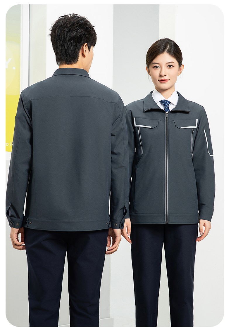 YJ-SK006 高端工作服套裝定制秋冬季工服電力工廠廠服工裝耐磨勞保工程服(圖26)