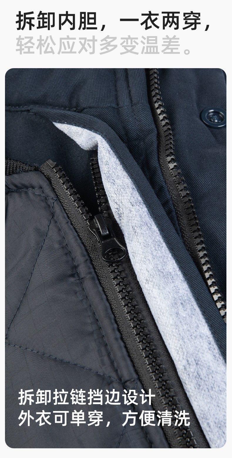 RD-8605 冬季工作服棉服定制國網電力電網棉衣勞保服工裝耐磨外套棉襖棉衣(圖5)