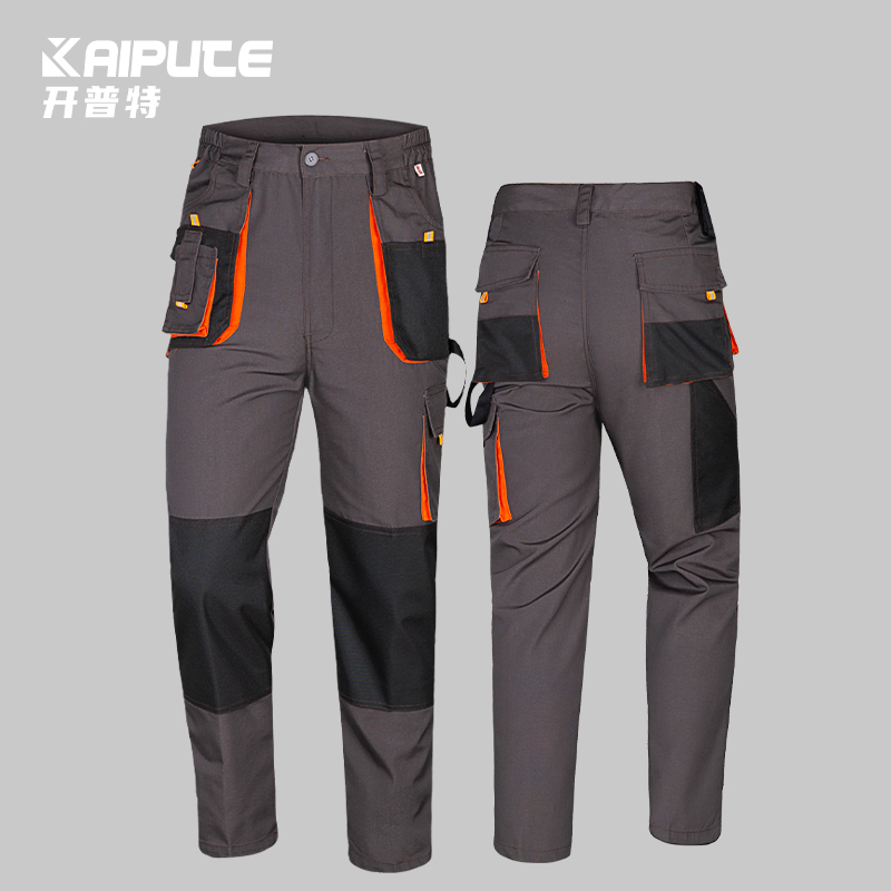 WD2118 跨境勞保工裝褲男耐磨多口袋大兜多兜工作褲汽修電工外貿出 口褲子